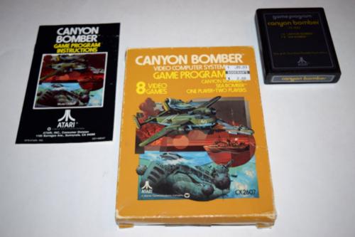 Figarden - Blue Shell Gaming - Canyon Bomber - Video Game - Atari 2600