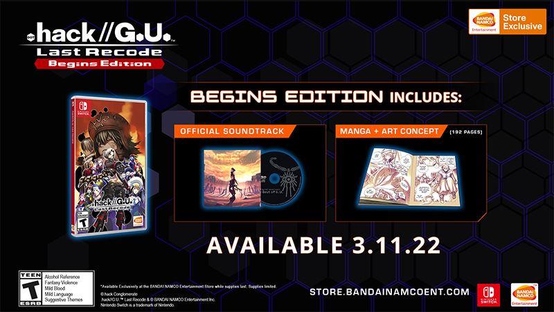 hack GU Last Recode [Begins Edition] - Nintendo Switch – Blue