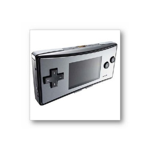 Gameboy Micro Console Silver w/ Black Faceplate - Console