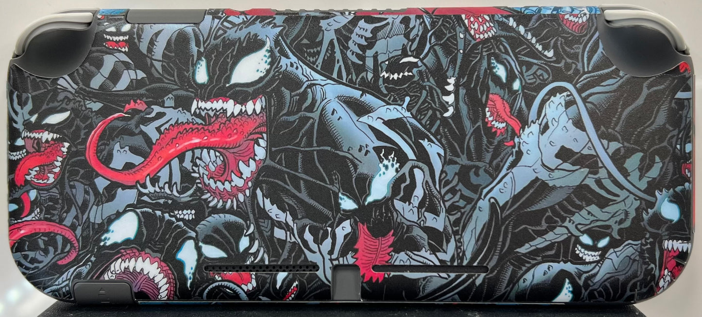 Bullard - Blue Shell Gaming - Nintendo Switch Lite Console Gray Vinyl Venom Decal - Video Game - Console