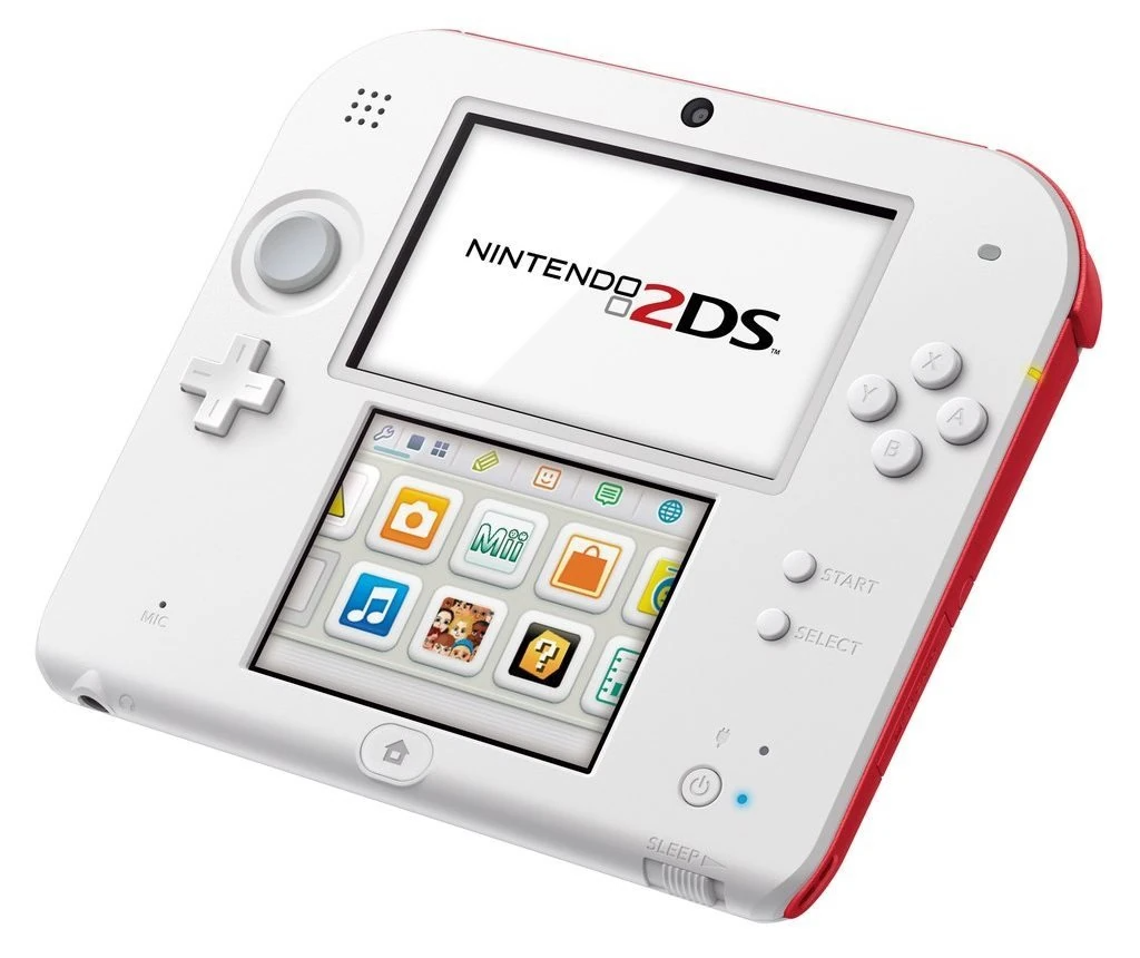 Nintendo 2DS Console Scarlet Red (Red/White) - Console