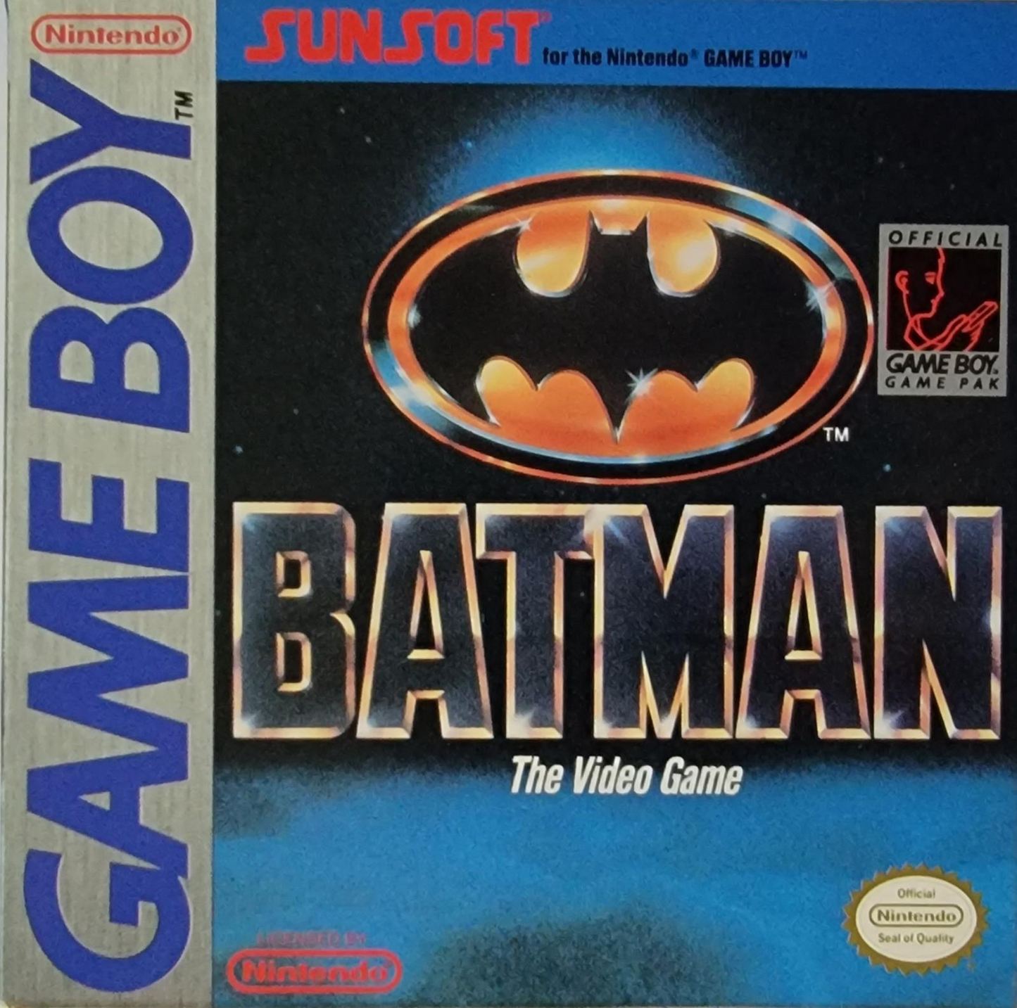 Batman The Video Game (Damaged Label/Cartridge) - GameBoy