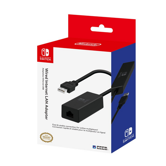 Nintendo Switch HORI Wired Internet LAN Adapter - Accessory