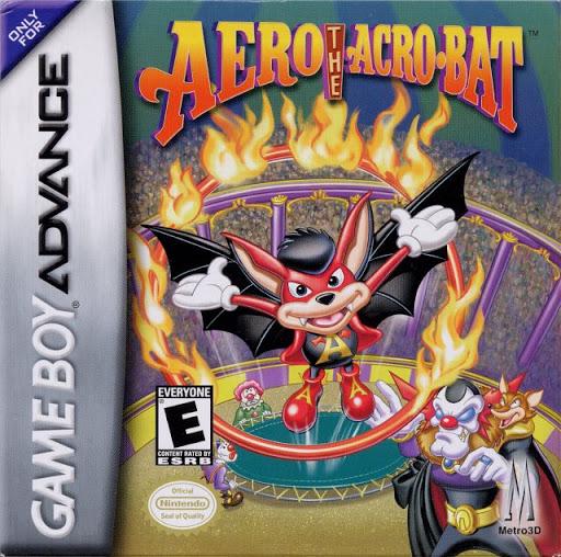 Figarden - Blue Shell Gaming - Aero the Acro-Bat - Video Game - GameBoy Advance