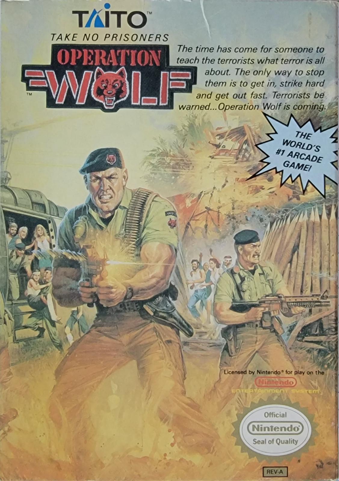 Figarden - Blue Shell Gaming - Operation Wolf - Video Game - NES