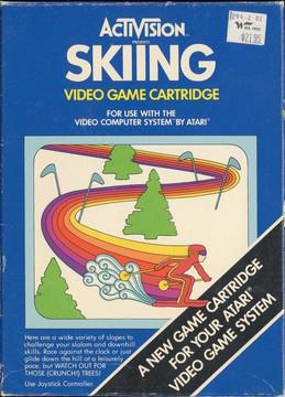 Figarden - Blue Shell Gaming - Skiing - Video Game - Atari 2600