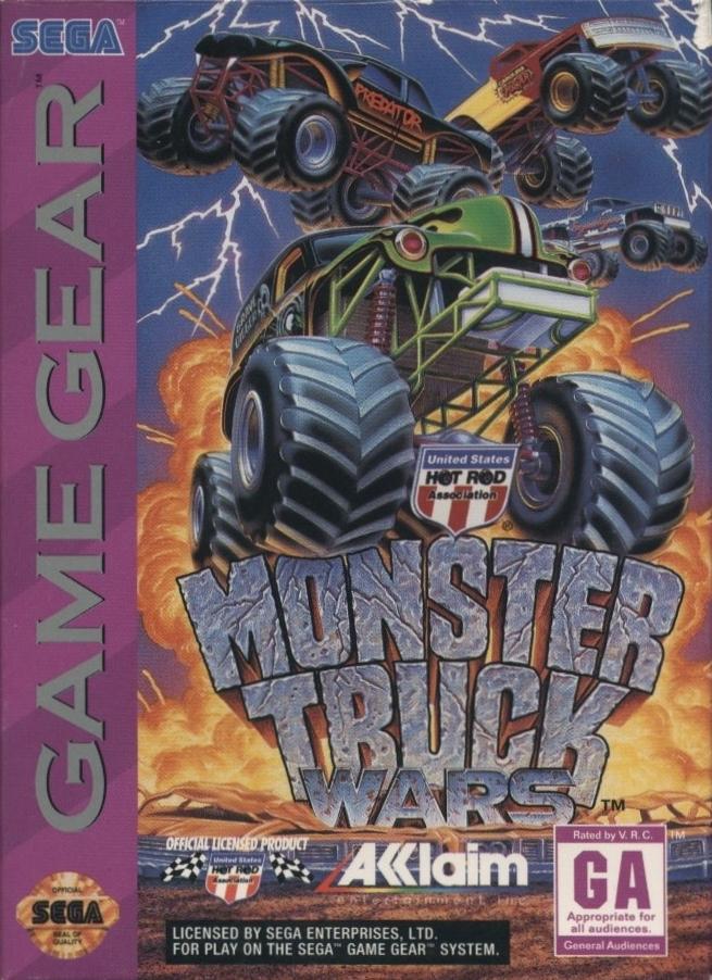 Clovis - Blue Shell Gaming - Monster Truck Wars - Video Game - Sega Game Gear