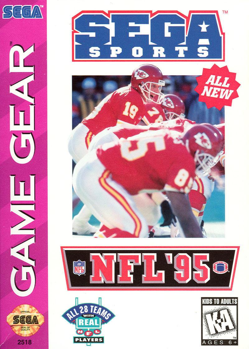 Figarden - Blue Shell Gaming - NFL 95 - Video Game - Sega Game Gear
