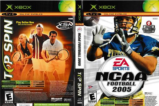 Figarden - Blue Shell Gaming - NCAA Football 2005 Top Spin Combo - Video Game - Xbox
