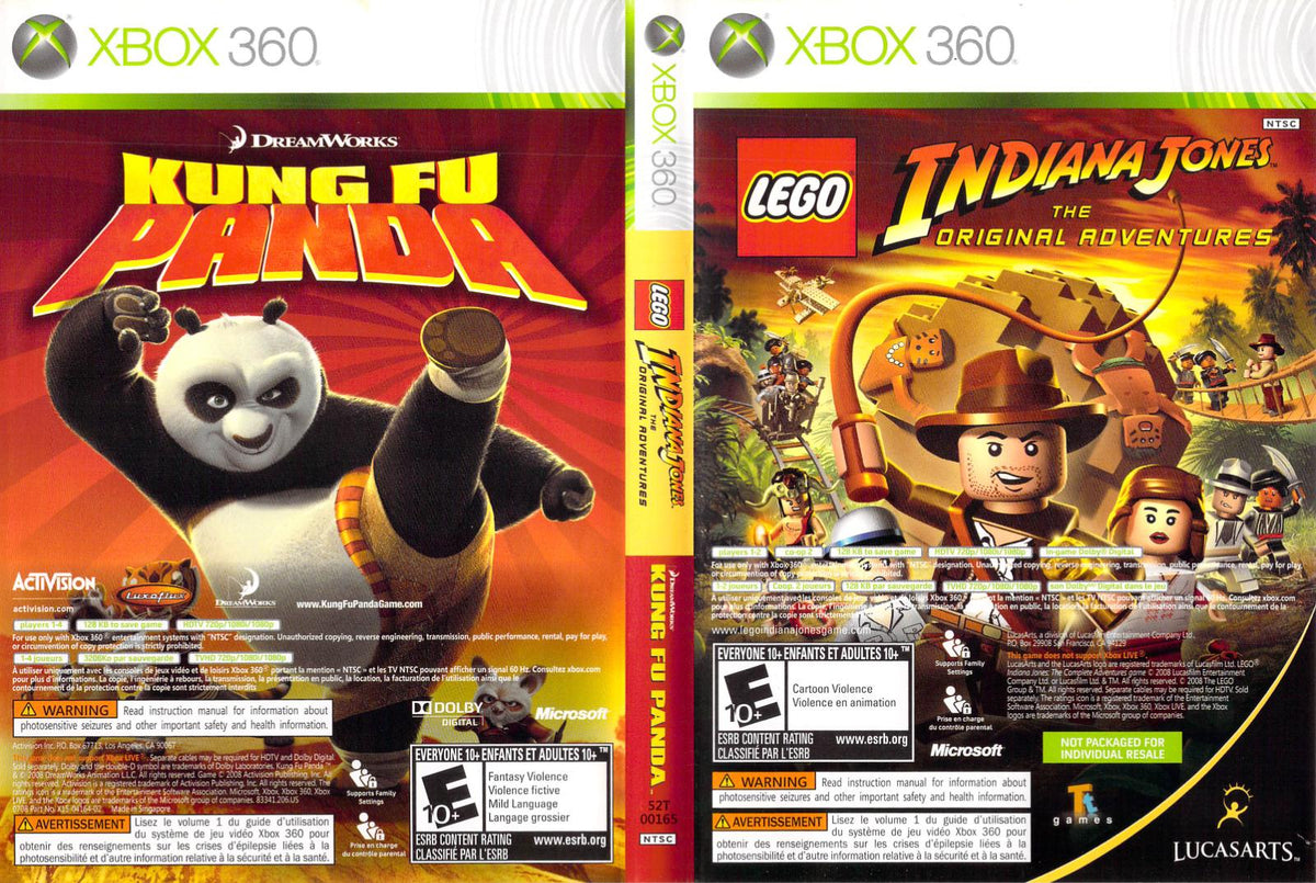 Clovis - Blue Shell Gaming - LEGO Indiana Jones and Kung Fu Panda Combo - Video Game - Xbox 360
