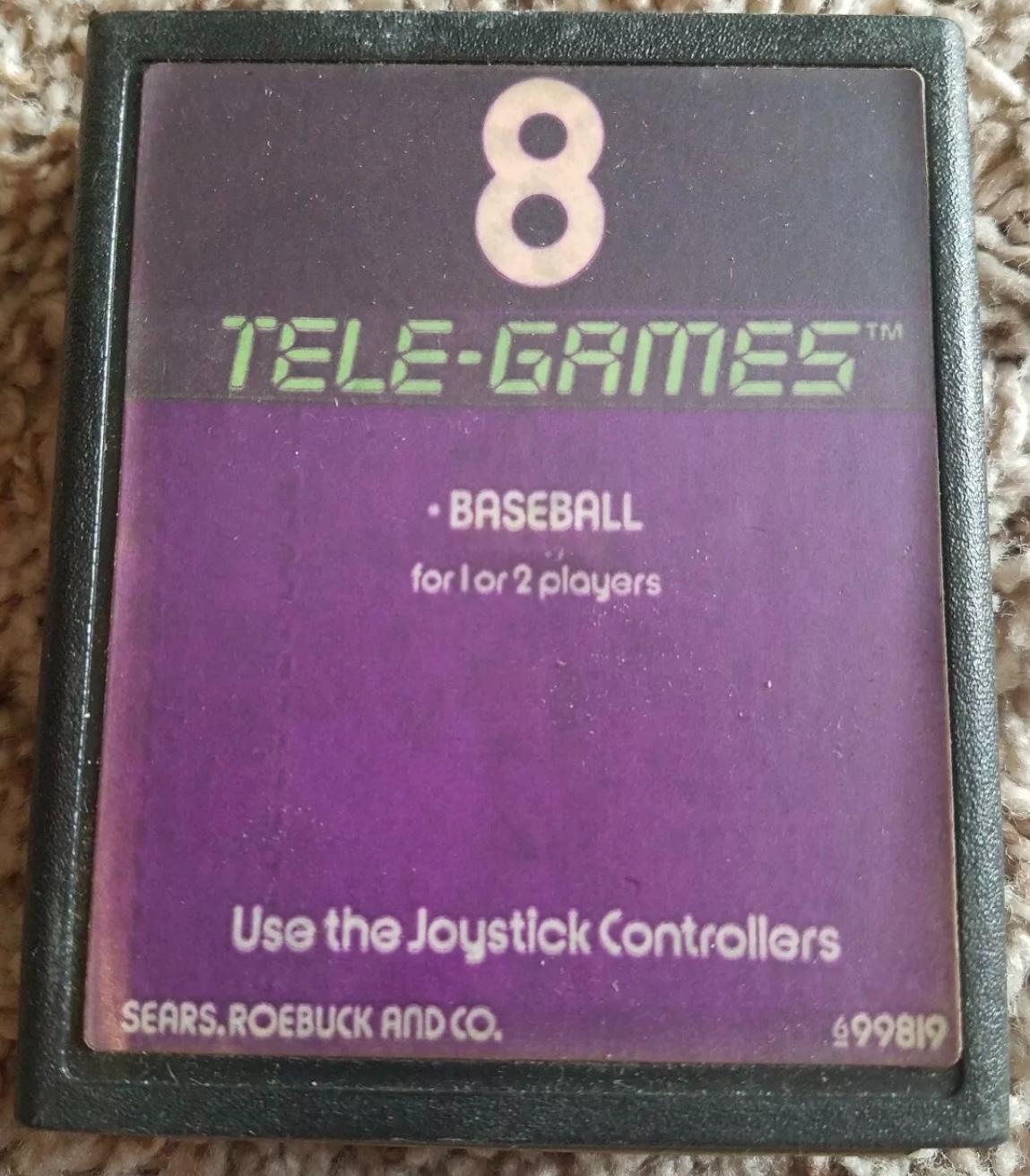 Figarden - Blue Shell Gaming - Baseball [Tele-Games] - Video Game - Atari 2600