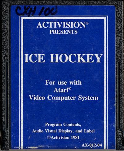 Ice Hockey [Blue Label] - Atari 2600