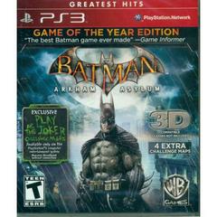 Batman: Arkham Asylum [Game of the Year] - Playstation 3