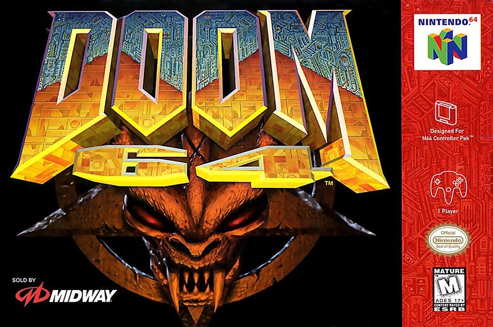 Clovis - Blue Shell Gaming - Doom 64 - Video Game - Nintendo 64