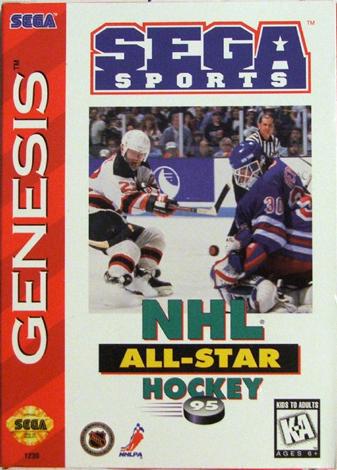 Figarden - Blue Shell Gaming - NHL All-Star Hockey 95 [Cardboard Box] - Video Game - Sega Genesis