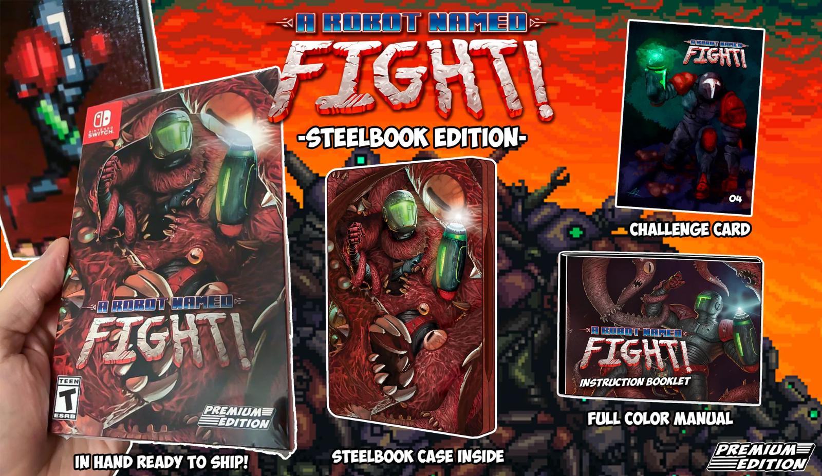 A Robot Named Fight [Steelbook Edition] - Nintendo Switch