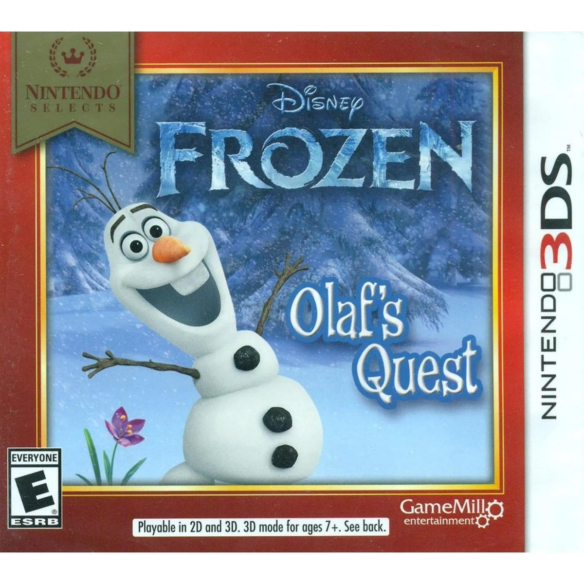 Clovis - Blue Shell Gaming - Frozen: Olaf's Quest [Nintendo Selects] - Video Game - Nintendo 3DS