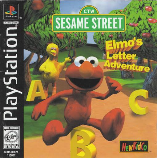 Figarden - Blue Shell Gaming - Elmo's Letter Adventure - Video Game - Playstation