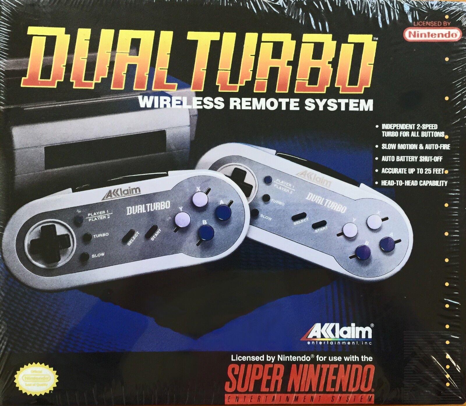Dual Turbo Wireless Remote System - Super Nintendo
