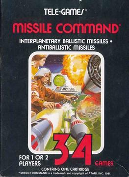 Clovis - Blue Shell Gaming - Missile Command [Tele-Games] - Video Game - Atari 2600