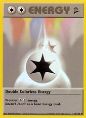Double Colorless Energy #124 - Pokemon Base Set 2