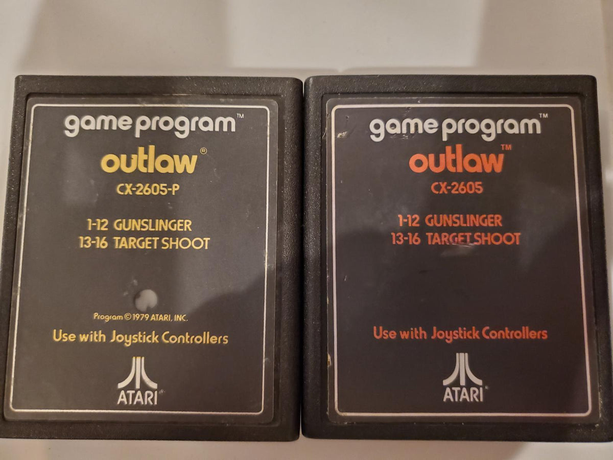 Figarden - Blue Shell Gaming - Outlaw [Text Label] - Video Game - Atari 2600