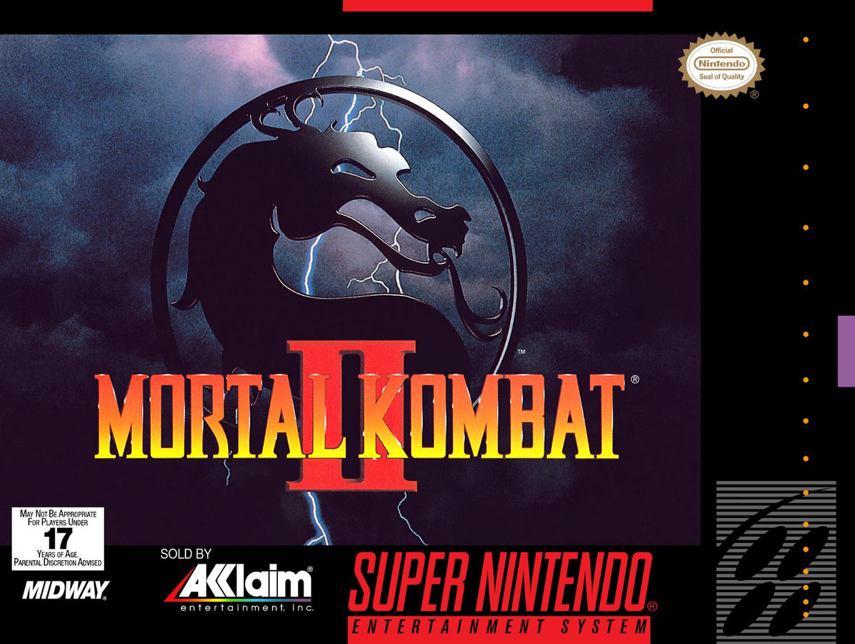 Figarden - Blue Shell Gaming - Mortal Kombat II - Video Game - Super Nintendo