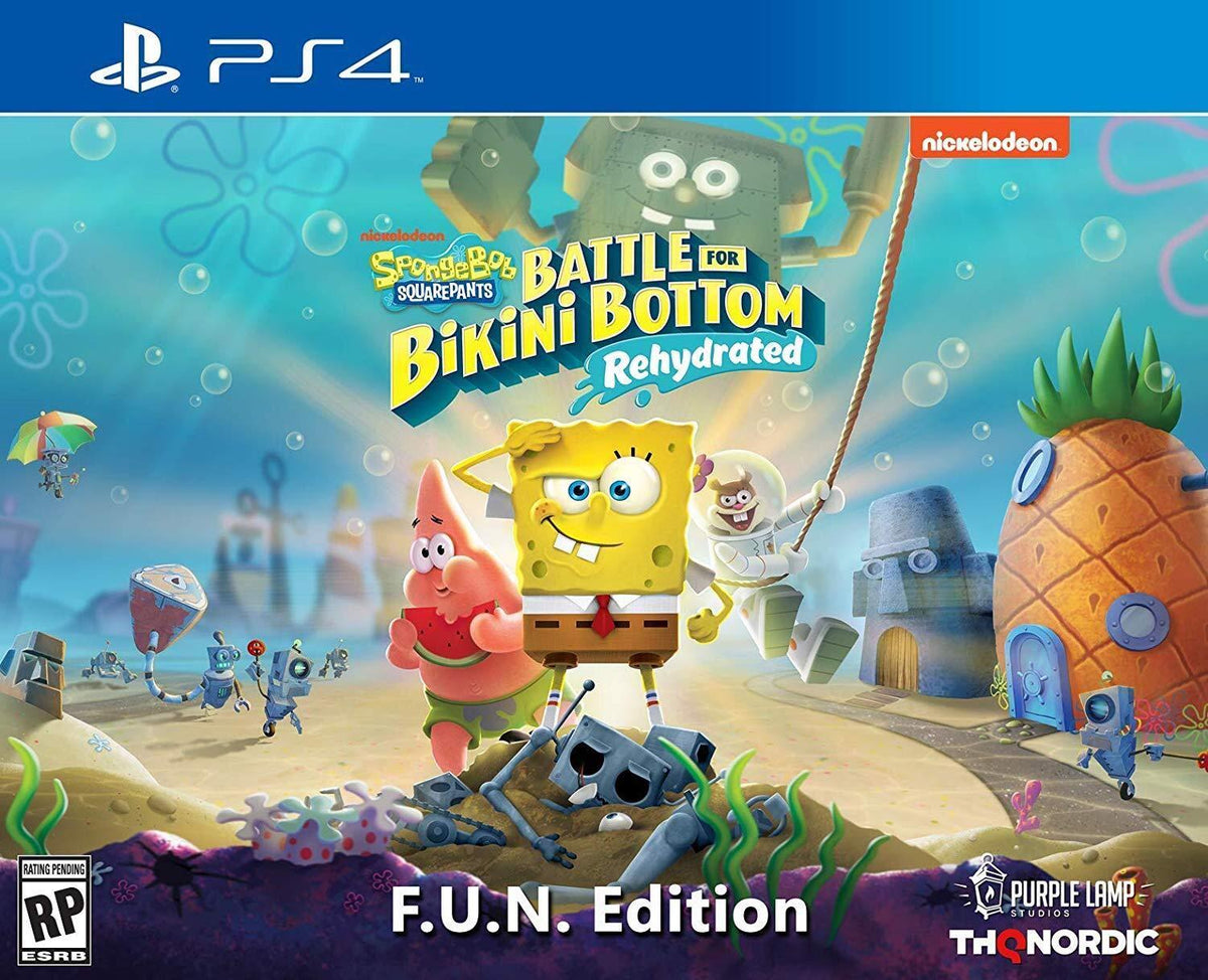 Figarden - Blue Shell Gaming - SpongeBob SquarePants Battle for Bikini Bottom Rehydrated [Fun Edition] - Video Game - Playstation 4