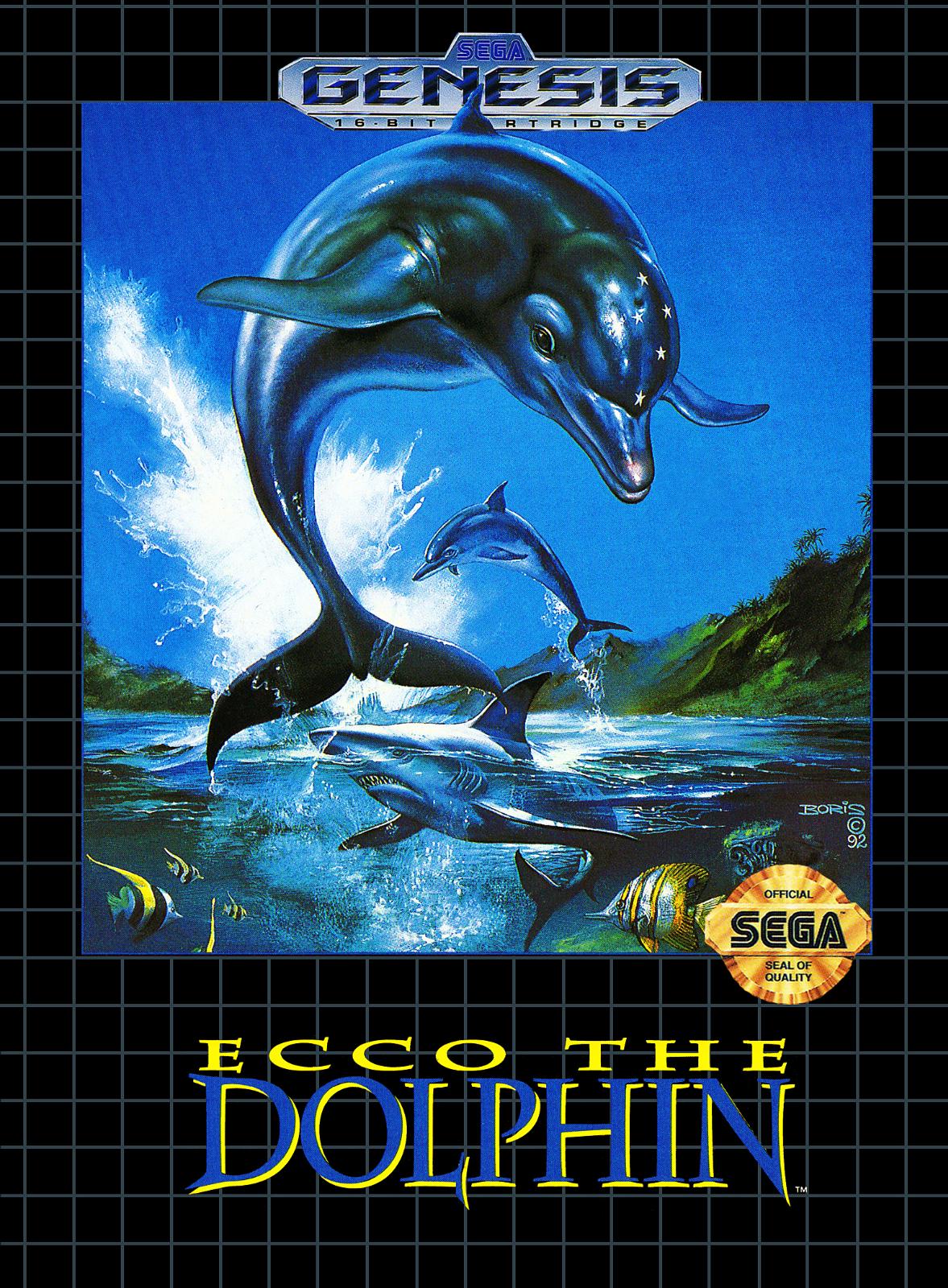 Clovis - Blue Shell Gaming - Ecco the Dolphin - Video Game - Sega Genesis