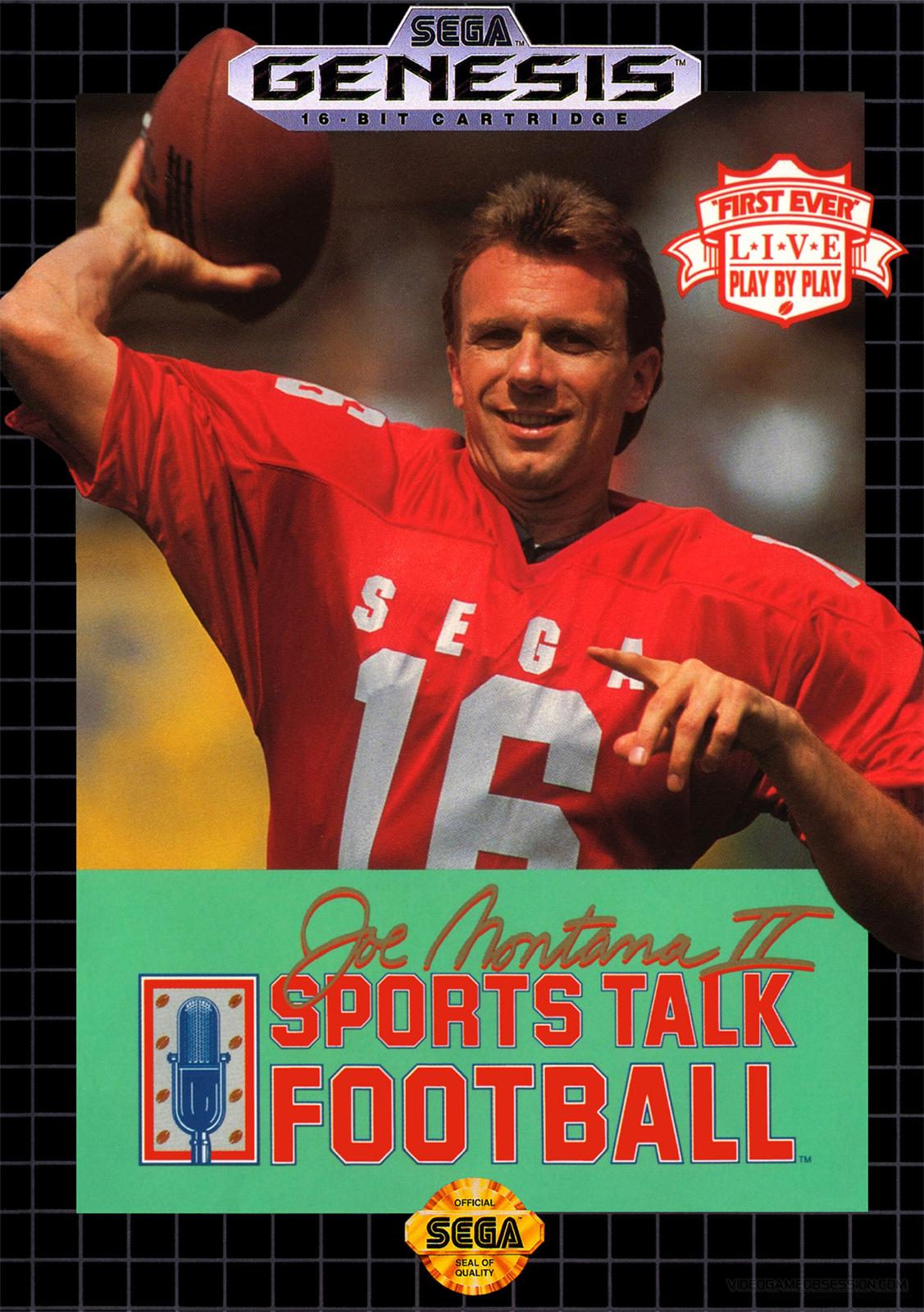 Clovis - Blue Shell Gaming - Joe Montana II Sports Talk Football - Video Game - Sega Genesis