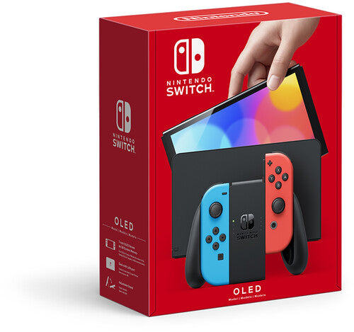Nintendo Switch OLED Console Blue & Red Joy Cons - Console