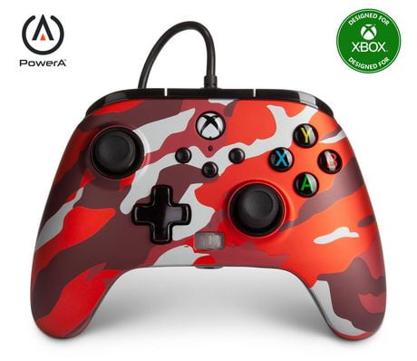 Xbox Series X Controller Camo Red - Accessory