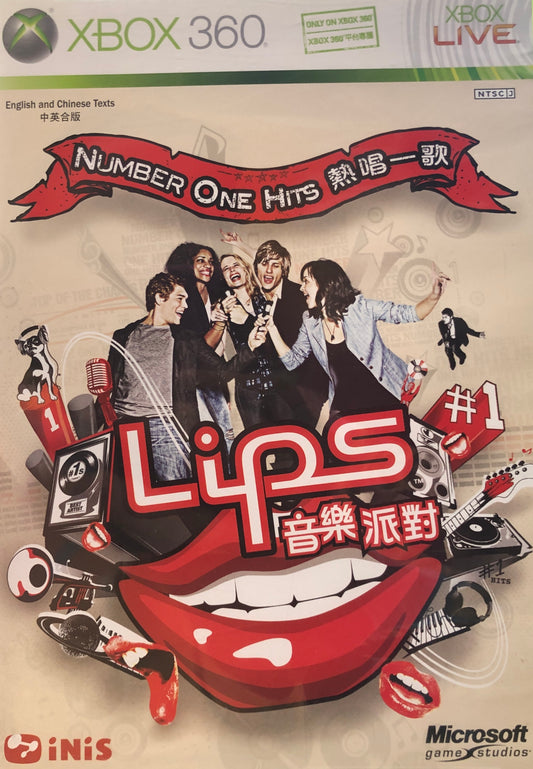 Lips: Number One Hits - JP Xbox 360