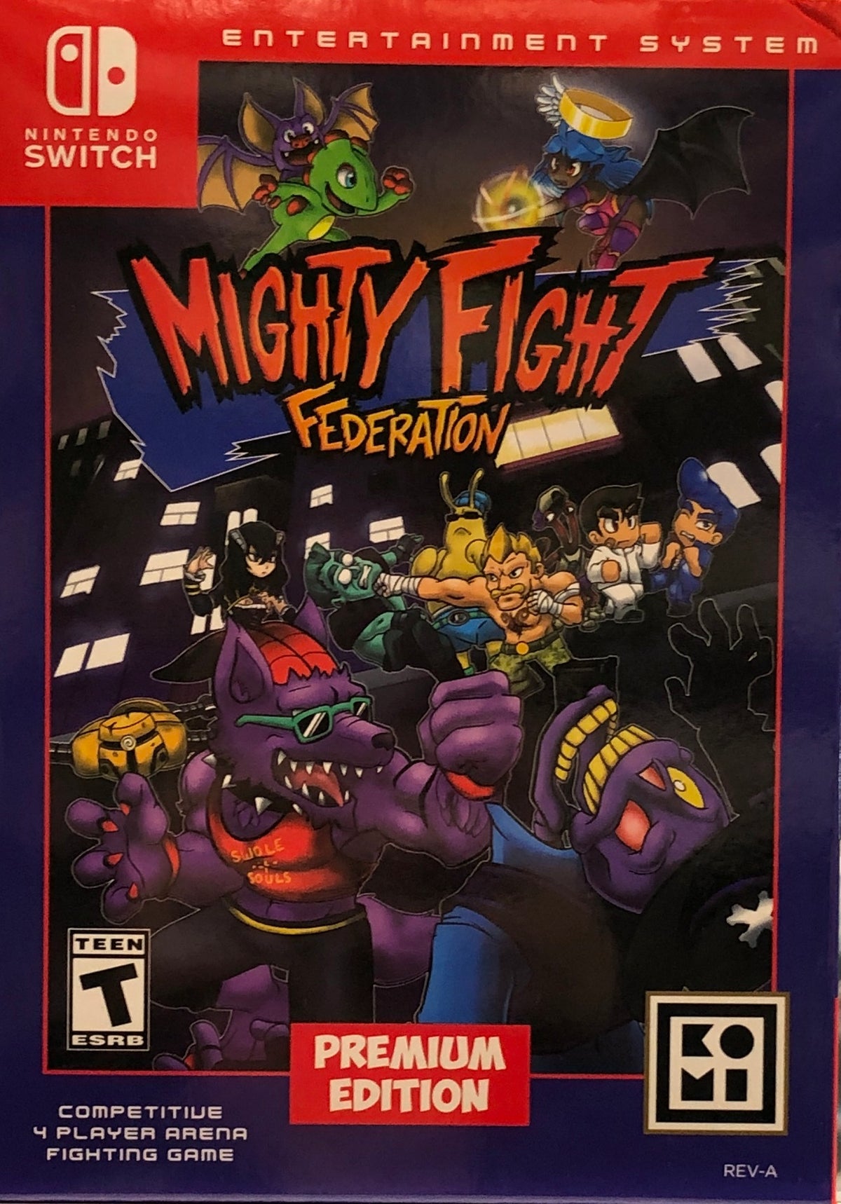 Figarden - Blue Shell Gaming - Mighty Fight Federation [Retro Edition] - Video Game - Nintendo Switch