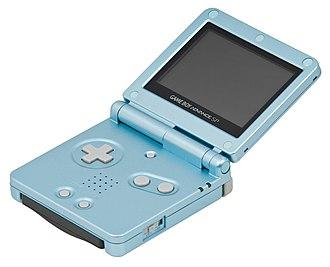 GameBoy Advance SP Console Pearl Blue [AGS-101] - Console
