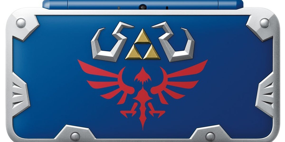 New Nintendo 2DS XL Console Hylian Shield Edition - Console