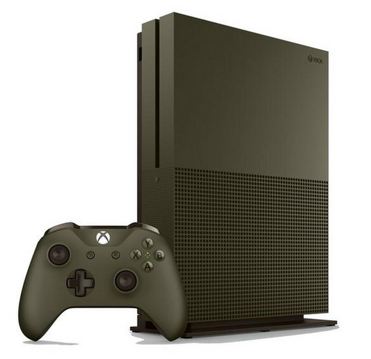 Xbox One S Console 1TB Battlefield 1 Edition Green - Console
