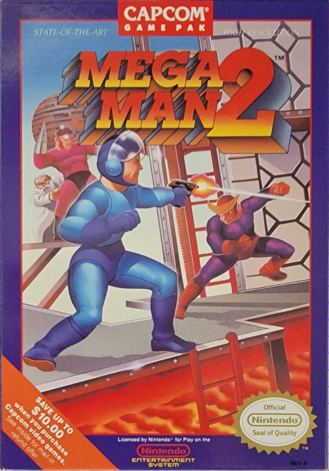 Mega Man 2 (Damaged Label) - NES