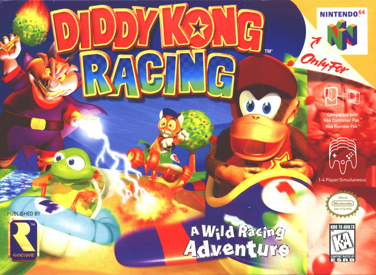 Diddy Kong Racing (Damaged Label) - Nintendo 64