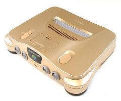 Nintendo 64 Console Gold w/OEM Controller - Console