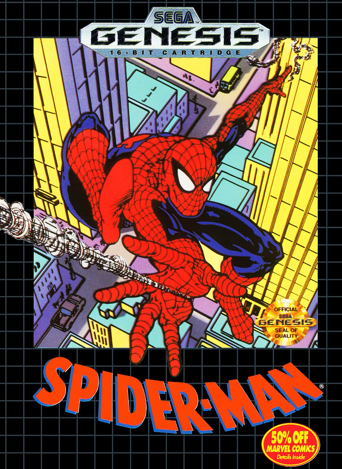 Spiderman (Damaged Label) - Sega Genesis
