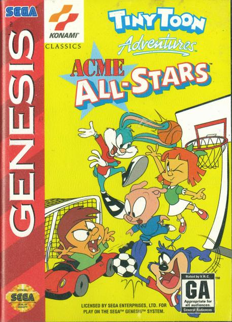 Tiny Toon Adventures ACME All-Stars (Damaged Label) - Sega Genesis